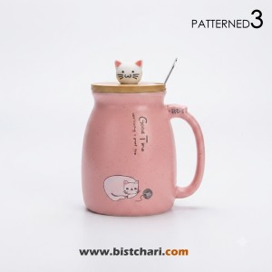 ماگ(لیوان) سرامیکی دسته دار طرح گربه Cat