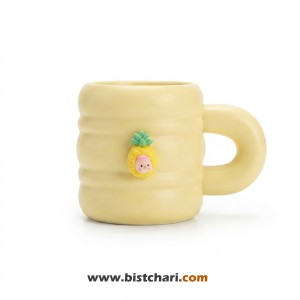 ماگ سرامیکی(لیوان) دسته دار  طرح آناناس Pineapple