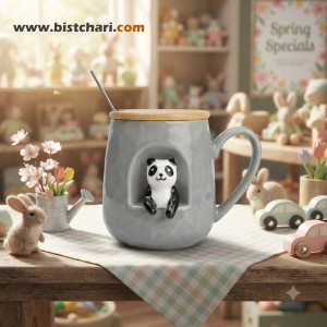 ماگ سرامیکی(لیوان) دسته دار طرح پاندا Panda