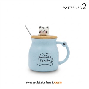 ماگ(لیوان) سرامیکی دسته دار طرح گربه Cat