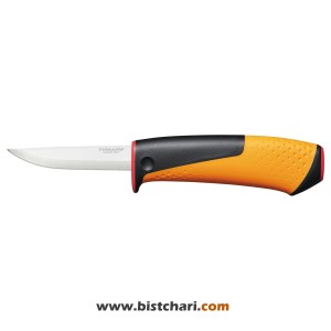 کارد دارای چاقوتیزکن مدل Craftman's knife with sharpener کد 1023620 برند فیسکارس Fiskars