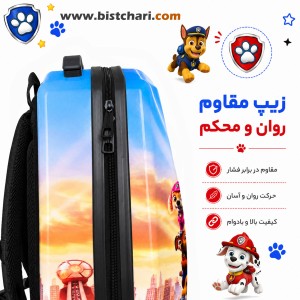 کوله پشتی مدرسه ای هارد کیس طرح Paw Patrol برند Marinox Marvel