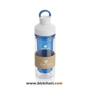 بطری ورزشی طلقی دوجداره 590 میلی لیتر مدل Ocean برند سانتکو Santeco