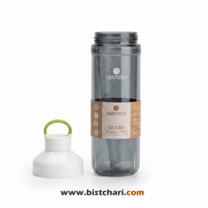 بطری ورزشی طلقی دوجداره 590 میلی لیتر مدل Ocean برند سانتکو Santeco
