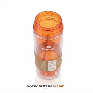 بطری ورزشی طلقی دوجداره 590 میلی لیتر مدل Ocean برند سانتکو Santeco