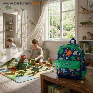 کوله پشتی مهدکودک مدل Dinosaur(Teeny Tiny Backpack) برند اسمیگل Smiggle کد 756356