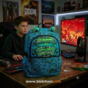 کوله پشتی مدل GameOver برند اسمیگل Smiggle کد 165593