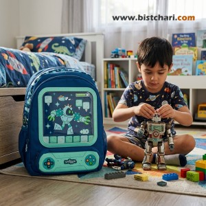 کوله پشتی مدل Space Robot برند اسمیگل Smiggle کد 851280