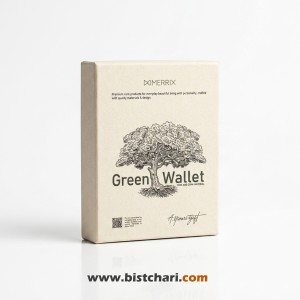 کیف پول (Green Wallet) سایز 6 مدل Cactus برند Merrix کد 5011006008