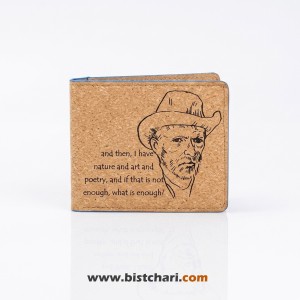کیف پول (Green Wallet) سایز 5 مدل Van Gogh برند Merrix کد 5011005013