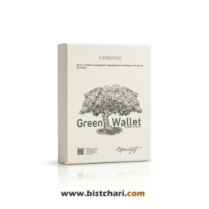 کیف پول (Green Wallet) سایز 5 مدل Van Gogh برند Merrix کد 5011005013