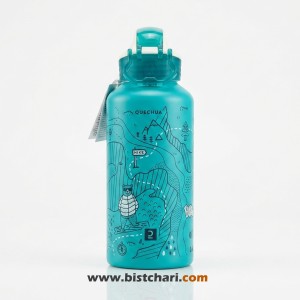 قمقمه آلومینیوم نی دار 600ml مدل 900 برند کچوا Quechua