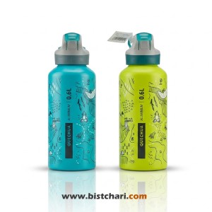 قمقمه آلومینیوم نی دار 600ml مدل 900 برند کچوا Quechua