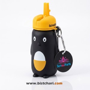 قمقمه سیلیکونی مدل Penguin برند اسکول فنز School Fans