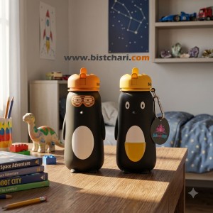 قمقمه سیلیکونی مدل Penguin برند اسکول فنز School Fans