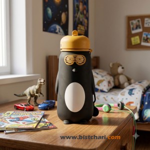قمقمه سیلیکونی مدل Penguin برند اسکول فنز School Fans