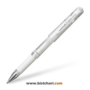 روان نویس(خودکار ژله ای) سفید 1mm مدل Signo Broad کد UM-153 برند یونی بال Uni-ball