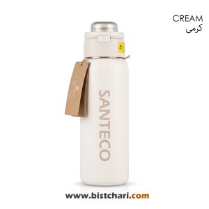 قمقمه دوجداره 750 میلی لیتر مدل GEMINI برند سانتکو Santeco