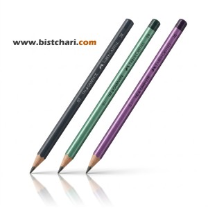 مداد مشکی Tri-Graphite 2B برند فابر کاستل Faber Castell