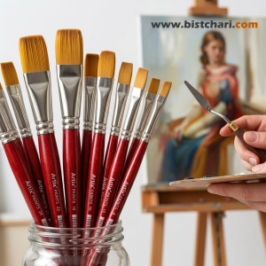 قلمو تخت با موی نرم ترکیبی طبیعی و مصنوعی سری 345 برند آرتیکس Artix