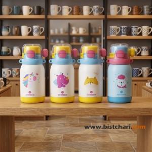 فلاسک کودک دوجداره 500ml مدل MARA Pro برند سانتکو Santeco