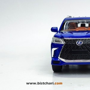 ماکت ماشین لکسوز Lexos مدل LX570 رنگ آبی