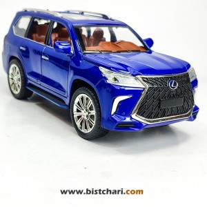 ماکت ماشین لکسوز Lexos مدل LX570 رنگ آبی