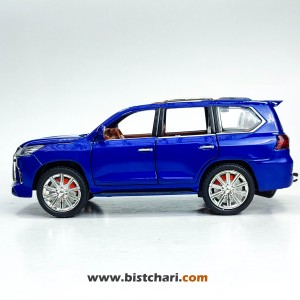 ماکت ماشین لکسوز Lexos مدل LX570 رنگ آبی