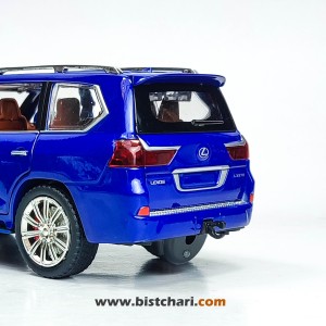 ماکت ماشین لکسوز Lexos مدل LX570 رنگ آبی