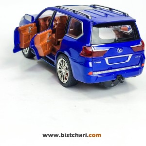ماکت ماشین لکسوز Lexos مدل LX570 رنگ آبی