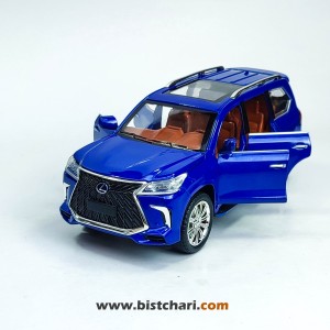 ماکت ماشین لکسوز Lexos مدل LX570 رنگ آبی