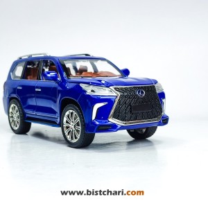 ماکت ماشین لکسوز Lexos مدل LX570 رنگ آبی