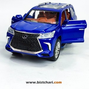 ماکت ماشین لکسوز Lexos مدل LX570 رنگ آبی