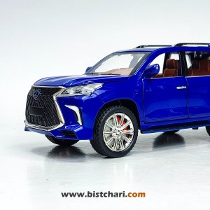 ماکت ماشین لکسوز Lexos مدل LX570 رنگ آبی