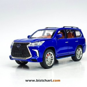 ماکت ماشین لکسوز Lexos مدل LX570 رنگ آبی