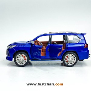 ماکت ماشین لکسوز Lexos مدل LX570 رنگ آبی