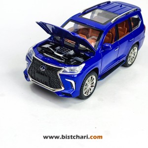 ماکت ماشین لکسوز Lexos مدل LX570 رنگ آبی