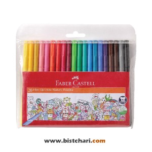 ماژیک 20 رنگ برند فابر کاستل Faber-Castell