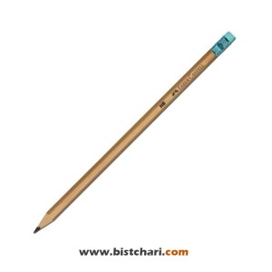 مداد مشکی پاک کن دار طرح چوب برند فابر کاستل Faber-Castell