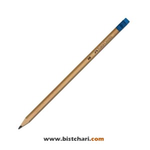 مداد مشکی پاک کن دار طرح چوب برند فابر کاستل Faber-Castell