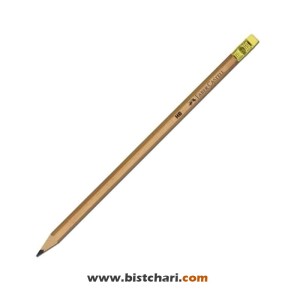 مداد مشکی پاک کن دار طرح چوب برند فابر کاستل Faber-Castell