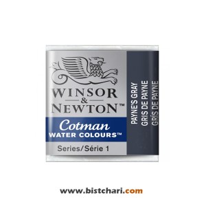 رنگ آبرنگ Payne's gray کد 465 برند وینزور و نیوتون Winsor & Newton
