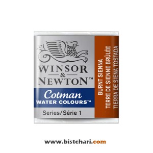 رنگ آبرنگ Burnt sienna کد 074 برند وینزور و نیوتون Winsor & Newton