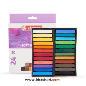 پاستل گچی 24 رنگ Soft pastel برند رویال تلنز Royal talens