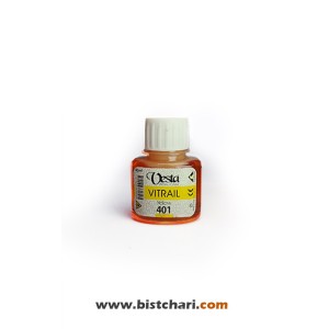 رنگ ویترای رنگ Yellow کد 401 حجم 40 ml برند وستا Vesta