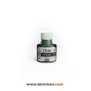رنگ ویترای رنگ Black کد 460 حجم 40 ml برند وستا Vesta