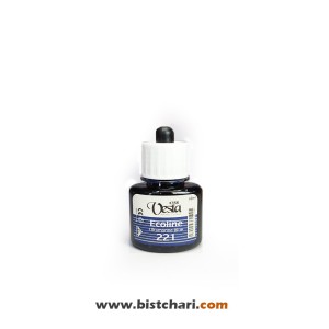 رنگ اکولین رنگ Ultramarine blue کد 221 حجم 40 ml برند وستا Vesta