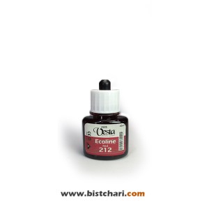 رنگ اکولین رنگ Red کد 212 حجم 40 ml برند وستا Vesta
