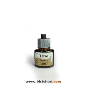 رنگ اکولین رنگ Yellow ochre کد 206 حجم 40 ml برند وستا Vesta