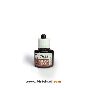 رنگ اکولین رنگ Burnt sienna کد 250 حجم 40 ml برند وستا Vesta